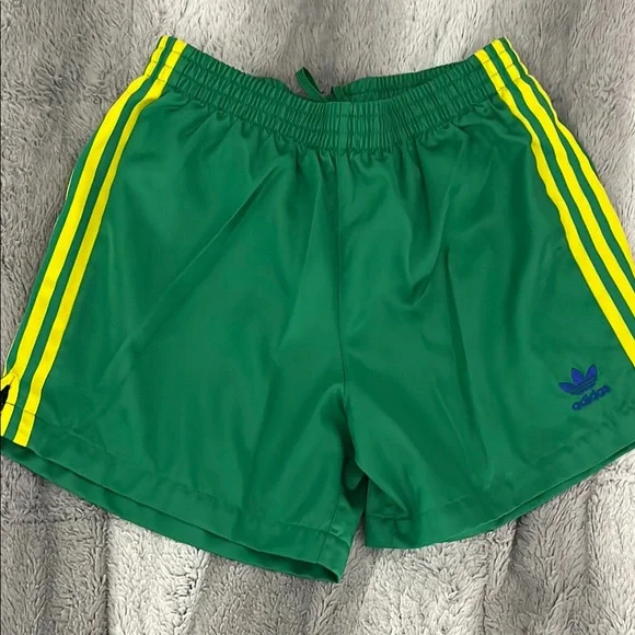 LIKE NEW WORN ONCE LIMITED EDITION Adidas Men Brazil 3-Stripe Woven Track Shorts